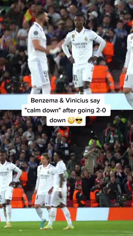 The mentality of this Real Madrid team 🤯👏 #halamadrid #realmadrid #vinicius #benzema #bernabeu #ucl #Liverpool #livrma #fyp #foryou #foryoupage 