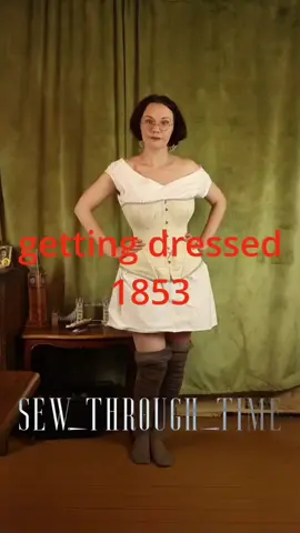 #1850s #1850sfashion #1853 #19thcenturyfashion #19thcentury #victorianera #victorian #fashionhistory #historicalfashion  #timetravel #timetraveler #historicalcostuming #grwm #historytiktok 