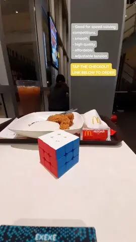 #rubikscube #rubik #rubiks #rubix #rubixcube #rubikscubechallenge #speedcuber #speedcubing #speedcube #3x3 #3x3x3rubikscube #3x3rubikscube #mcdonalds #mcdonalds #cuber #3x3cube #3x3x3 #cube 