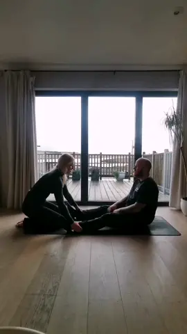 Using your chef boyfriend as a prop in yoga 🤸🏼‍♀️ 🥰 #yoga #couple #acro #acroyoga #gymnastics #coupleyoga #coupleschallenge #yogachallenge #couplechallenge #fyp #foryou #new 