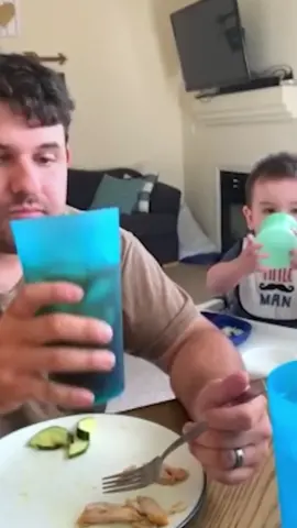 Time between baby and father This Was Unexpected!!  #cute#baby  #father #DIY #tuy #food #tool #funny