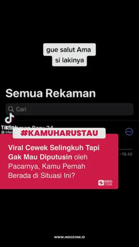 Yang suka selingkuh emang bukan cuma cewek doang, tapi yang kayak gini pasti cewek. Setuju gak? | @irfan_935