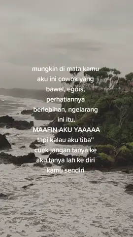 maaf ya 🙏😊 #bawel #egois #perhatian #sad #ngelarang #fyp 