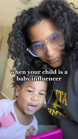 she hears me too much lolol #babyinfluencer 