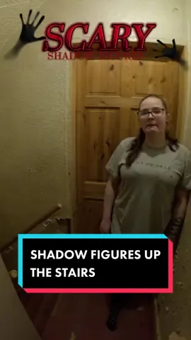 Our Shadow Figure Entities have been peeking around the corners of the stairs all week since our last video. This time we setup the camera really close so Kay’s can grab it and swing it around the corner super fast! #haunted #shadow #creepy #spirit #poltergeist #ghost #paranormal #foryou #fyp #fypシ #entity #demon #demonic #scary #viral #figure #creature #shadowfigure #shadowcreature 