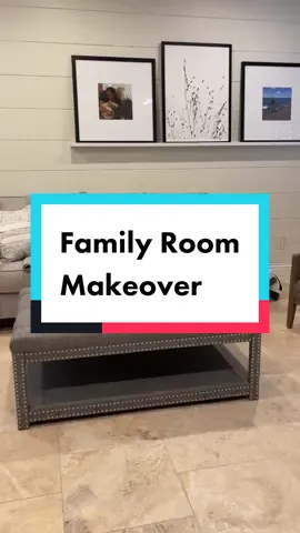 New paint and furniture changed this space Alessandro Moonstone 2-Piece Sectional & Burton Leather Cocktail Ottoman from @living.spaces 