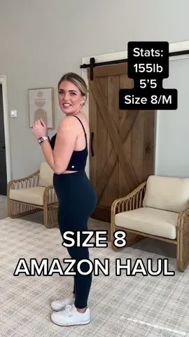 Amazon haul! Let’s try it all on! 😍🫶🏼 2 words - BUTTERY SOFT! Friends don’t let friends wear uncomfortable workout clothes and these are so good. 🤌🏼 the free people lookalikes are 10/10 too. #amazonhaul #amazonfashion #clothinghaul #matchingset #size8 #midsizeoutfits #workoutoutfit #momoutfit 