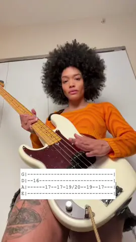 Learning this song on bass and getting a sound I liked was a fun challenge 🍒 and I ultimately went with a little distortion to let my beautiful bass sing.  The most exciting thing about bass to me is how subtle changes to a bass line can completely transform a song. There are so many ways to play this melody! 🎸 What song do you want bass guitar tabs to next?  #bassguitar #bass #basstok