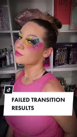 Replying to @madamequxxn Failed Transition RESULTS! 🙃 #results #part2 #transition #failvideo #fail #butterflymakeup #makeuptransformation #foryou #fyp 
