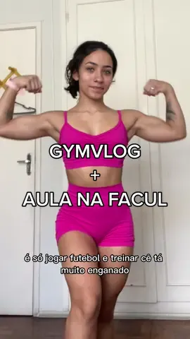 primeira aula do período #rotina #gym #Vlog #foryourpage #fitgirl #vaiprofycaramba #fyp 