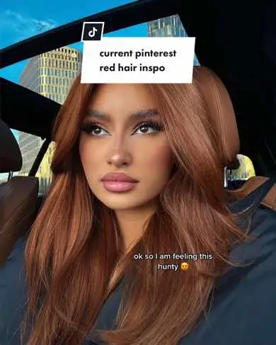 Appointment is booked and I’m a little scared 😬 I’m feeling better everyday about it but I’m such a creature of habit that when something works I just stick with it 😅 Pinterest always helps put me at ease 😌 🤌🏽 Follow me there for all your hair inspo needs 💇🏽‍♀️ *link in bio #pinterest #hairinspo #haircolor #redhair #hairtok 