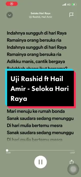 Uji Rashid ft Hail Amir - Seloka Hari Raya 🔥🔥🔥 #ujirashid #hailamir #selokahariraya #laguraya ##song #music #musica #musically #tiktok #tiktokviral #tiktokviralvideo #tiktokviraltrending #tiktokmalaysia #tiktokindonesia #lyricsvideo #lyrics_songs #malaysia #malaysiatiktok #indonesia #indonesiatiktok #fyp #fypシ #fypage  #trending #trendingsong 