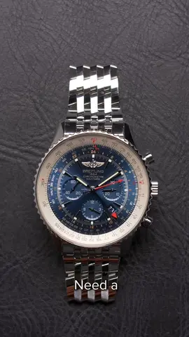 The Breitling Navitimer AB04411A/C937 is an absolute powerhouse featuring a GMT function, slide rule bezel, and chronograph movement.