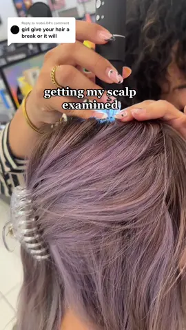 Replying to @matei.04 proving to y’all that my hair isn’t damaged #vegamour #scalpanalysis  