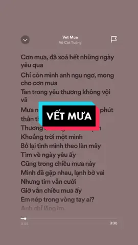 Trả lời @ng.tram41208 Vết Mưa🥀#music #lyrics #fyp #viral #trendingsong #thinhhanh #xuhuong #tramy776 #my_licee🍀 