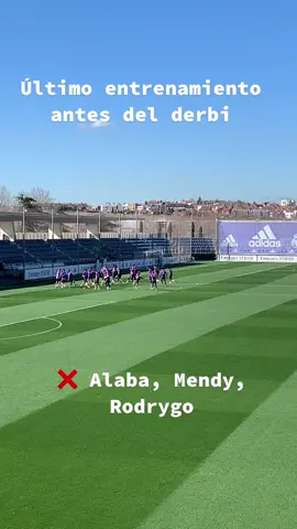 Ultimo entrenamiento del Real Madrid antes del derbi.  #realmadrid #football #viral #foryou 