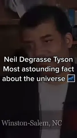 Neil Degrasse Tyson talking about the most astounding fact about the universe 🌌 #neildegrassetyson #universe #fact #interview #podcast #astounding#fy 