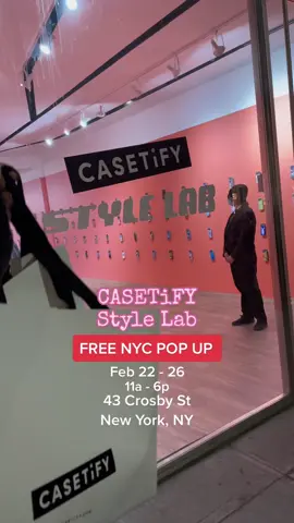 NYC! check out @casetify’s first nyc pop up! #thingstodonyc #nycthingstodo #soho #sohonyc #casetify #nycevents #popup #nycpopup #nyc 