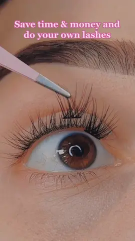 Luxe #lashclusters #athomelashextensions 
