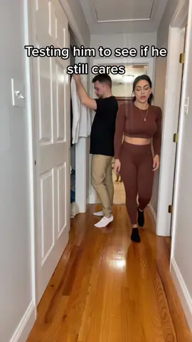 Did he pass the test? 😅😂 #couples #relationships #funnycouplevideos #husbandwife #funny #glamwithnikki #nikkiandseb 