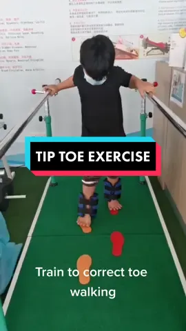 Exercise to correct toe walking in kids #physio #fisio #paedsphysio #tiptoe #fisiorawang #physiorawang #infinityphysiotherapyrehabrawang #fyp #fypage #fypシ゚viral 