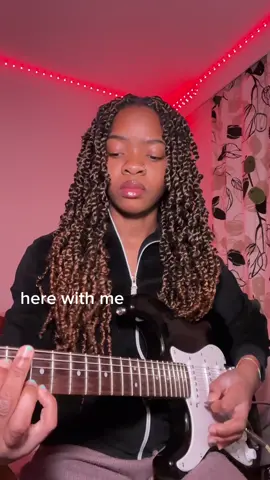 #beccasmelodies #herewithme #d4vd #guitarcover #fyp 