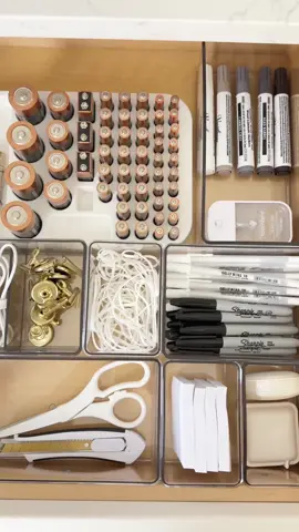 POV: You were sick of having junk in your junk drawer 😂🤍 #organizedhome #homeorganization #organizingtiktok #thehomeedit #asmrsounds #refill #restock 