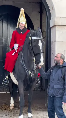 Get of the reins, Royal kings horse guard shout on tourist, nearly broke the fight 🤒 #horsesoftiktok #kingsguards #shoutontourist #getofthereins #foryou #horseguardsparade #londonlife #fypシ゚viral #funny 
