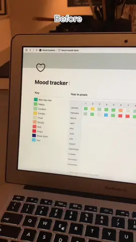 Before and after of the mood tracker :)  #beforeandafter #beforeafter #beforevsafter #beforeandafterchallenge #notion #notionapp #notiontemplate #notiontracker #notionaesthetic #notiontour #notiontok #notiontutorial #notiontips #notionupdate #moodtracker #digitalmoodtracker #bujo #digitalbujo #bujomoodtracker #bujomoodtrackers 