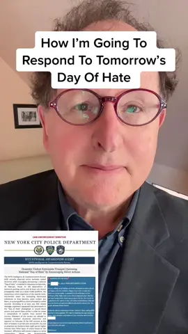 How I’m Going To Respond To Tomorrow’s Day Of Hate. #authorsofbooktok #jewishtok #jewishpride #respondingtohate #endbigotry #stopthehate #standstrongtogether #greenscreensticker 