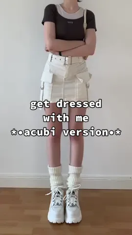 this fit is kinda cute, what do you think?🥹🤍 #grwm #acubi #acubifashion #acubiclub #acubiclubfashion #outfitinspo #outfitinspiration #fashioninspo #OOTD #skirt   