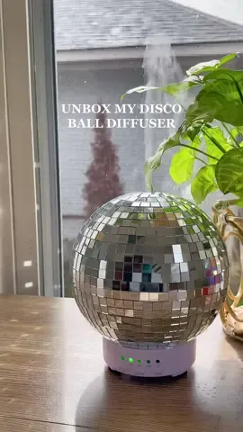 my new diffuser from @scandinordica 🤍 it’s so pretty 🥹 can’t wait til it’s fully sunny outside!  Link is in bio if you want to grab one 🫶🏼 #unboxing #unboxamazon #discoballdecor #discoball #discoballdiffuser #ugccontentcreator #contentcreation #ugccreator2023 