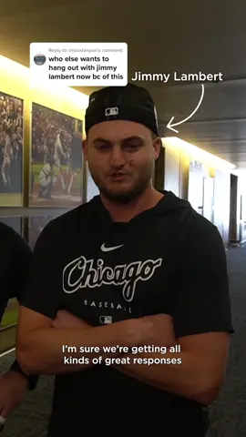 Replying to @chisoxfanpan Players give us the inside scoop on Jimmy Lambert 👀 #questionoftheday #pitcher #spillthetea 