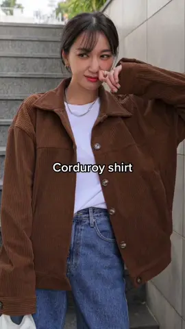 Corduroy shirt #corduroy #shirt #kemeja #kemejaoversize #kemejacorduroy #outfit #pinterest #OOTD #style #inspiration #oversize 