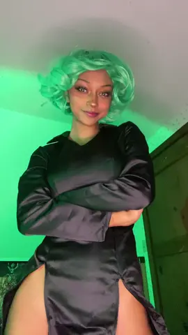 teheheheh it’s tatsumaki! (not a minor i’m 19!!) #tatsumakicosplay 