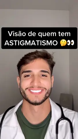 Você tem astigmatismo? É assim? 🤔👁️🤓 #astigmatismo #saude #oculos #miopia 