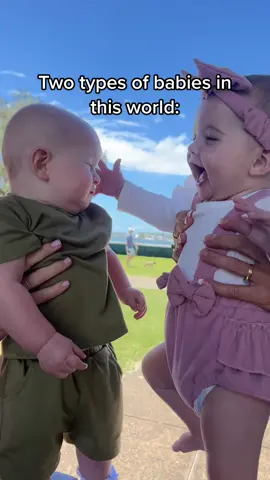 Cousins 7 weeks apart. Completely opposite personalities 😂😂 #Love #family #cousins #babies #babytalk #babylove #babyfever #babyboy #babygirl #twins 