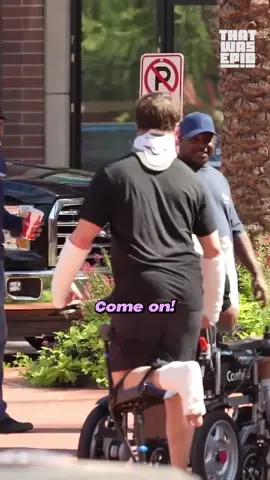 Crippled guys try to pick a fight