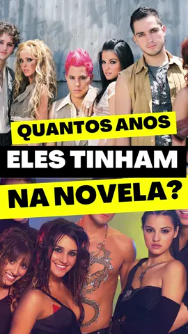 QUANTOS ANOS TINHAM E QUAL A IDADE ATUAL DOS INTEGRANTES DA BANDA RBD ( NOVELA MEXICANA REBELDE) 😱 #rbd #antesedepois #novelas 