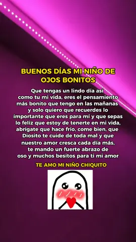 Buenos dias <3 ❤✨#fypシ #parati #tiktokponmeenparati #foryoupage #frases_tania#dedique #buenosdías #apoyo#videoparadedicar#fypp#paratunovio  #paratii#etiqueten#xyzbca  #viraltiktok#teamo#miniño@tiktok ✌✨