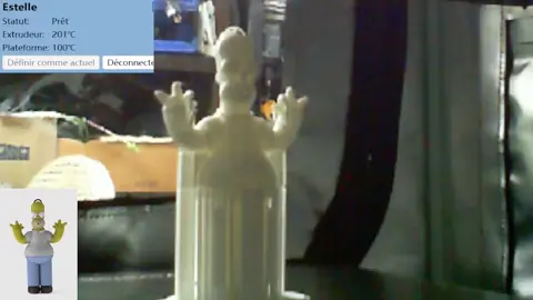 Modeling Home Simpson #3dprinting #3dprinter #3dprint