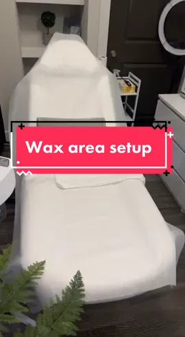 How I set up my space for waxing  #fyp #esthetician #waxingvideos #wax #brazilianwax 