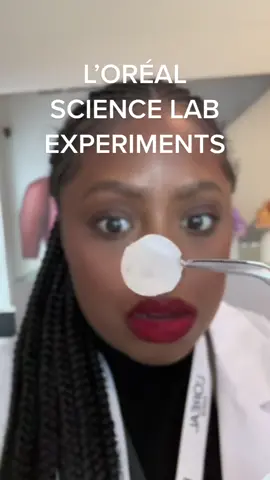Come with me to the L’Oréal science lab #beauty #makeup #skincare 