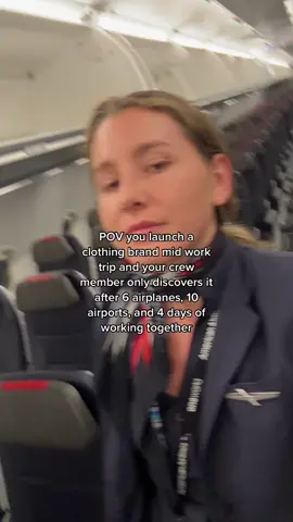 I might be the most low key person on the planet #flightattendant #flightattendantlife #clothingline