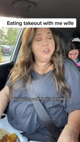 Do you like to sample your partners food or just eat your own!?🤣 #marriedlifebelike #couplesgoals #marriedlifehumor #takeout 