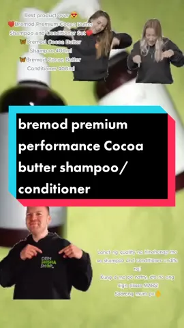 Best product ever 😍 ♥️Bremod Premium Cocoa Butter Shampoo and Conditioner Set♥️ 🦋Bremod Cocoa Butter Shampoo 400ml 🦋Bremod Cocoa Butter Conditioner 400ml Sobrang lambot at ang gaan sa hair ♥️ ✔️Nakakakapal ng hair (made of organic ingredients) ✔️Pwede sa kids, preggy and lactating moms  ✔️Perfect sa mga bagong rebond/brazilian ✔️Repairs damage and frizzy hair  Lahat ng quality na hinahanap mo sa shampoo and conditioner andito na!  Kung d mo pa natry, eto na ang sign sissss MARS! Sobrang mura pa👌 #BREMODOFFICIALMAIN #bremod #bremodcocoabutter #Bremodcocoabuttershampoo #bremodcocoabutterconditioner #bremodpremiumcocoabutter #bremodpremium  #bremodproducts #bremodphilippines #copylink🙏🙏🙏 #copylink3x #clickyellowbag🔒👆 #clickyellowbagtoorder🛍 #ordernow #affiliatemarketing2023 #affiliatepartner #Affiliatemarketingtips #fypシ゚viral #fyp #foryoupage #fyp #foryou #f 👇 #clickyellowbasket👇🥰🤗 #clickyonlineshopping #clickyellowbag🔒 #tiktokadver #tiktokadsvertise #tiktokadvertising #tiktokads 
