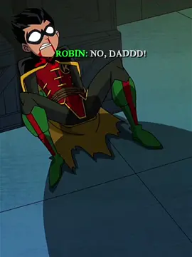 I love him in this show #robin #damianwayne #batman #harleyquinnanimatedseriesedit #fakeblood #dcanimated #edit