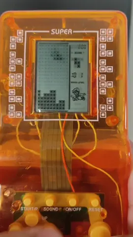 Ainda viciado em jogar tetris 😅 #jogosantigosbr #brinkgame #brickgame9999in1 #tetris #anos90 