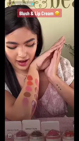 Lucky Beauty Blush & Lip Cream 😊 #blush #lipcream #blushandlipcream #andrea #andreabrillantes #blythe #fyp #FYP #trending #giftideas #luckybeautybyanndrewblythe #luckybeauty #luckybeautyinc #giftfindsph 