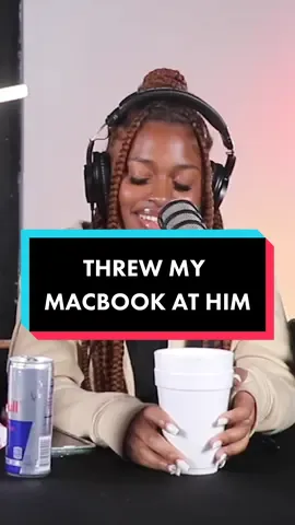 Throwing macbooks cause you mad is WILD 😂😂🤣 #podcast #podcast #funnymoments #macbook #apple #angermanagement 